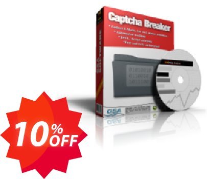 GSA Captcha Breaker Coupon code 10% discount 