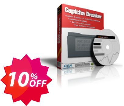 GSA Captcha Breaker Coupon code 10% discount 