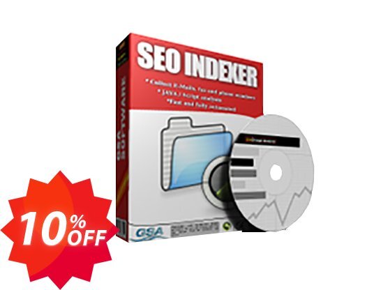 GSA SEO Indexer Coupon code 10% discount 