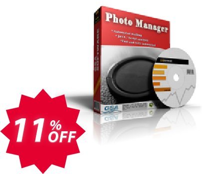 GSA Photo Manager Coupon code 11% discount 