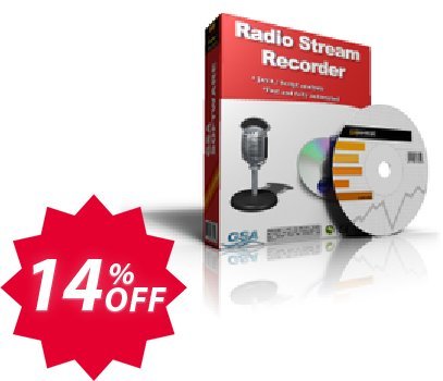 GSA Radio Stream Recorder Coupon code 14% discount 