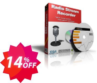 GSA Radio Stream Recorder Coupon code 14% discount 