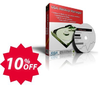 GSA Backup Manager Coupon code 10% discount 