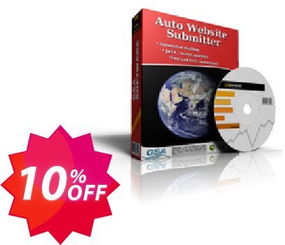 GSA Auto Website Submitter Coupon code 10% discount 