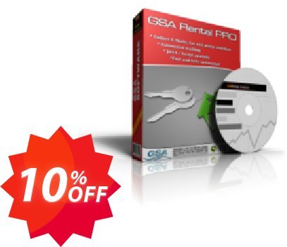 GSA Rental Pro Coupon code 10% discount 