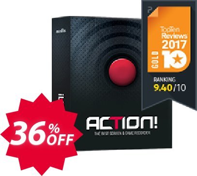 Action! - screen and game recorder Coupon code 36% discount 