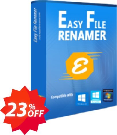 Easy File Renamer Family Pack, Yearly  Coupon code 23% discount 