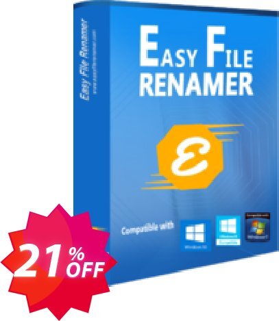 Easy File Renamer Family Pack, Lifetime  Coupon code 21% discount 