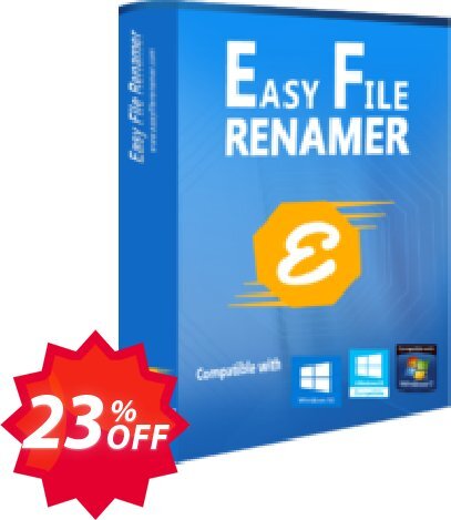 Easy File Renamer, 2 year  Coupon code 23% discount 