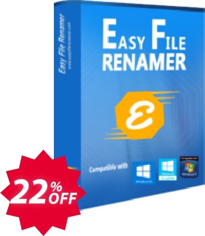 Easy File Renamer Business, Yearly  Coupon code 22% discount 