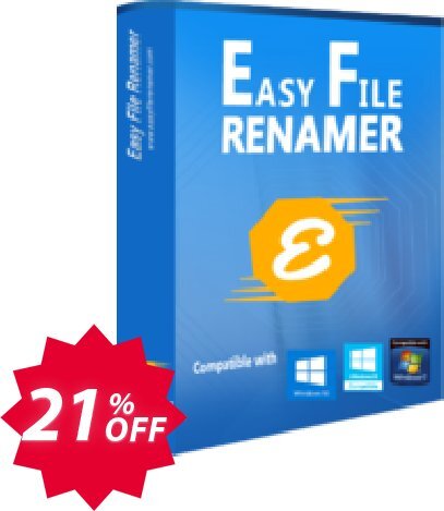 Easy File Renamer Business, 2 years  Coupon code 21% discount 