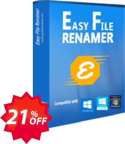 Easy File Renamer Business, 2 years  Coupon code 21% discount 