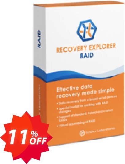 Recovery Explorer RAID, for MAC OS - Personal Plan Coupon code 11% discount 