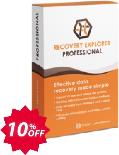 Recovery Explorer Professional, for WINDOWS - Personal Plan Coupon code 10% discount 