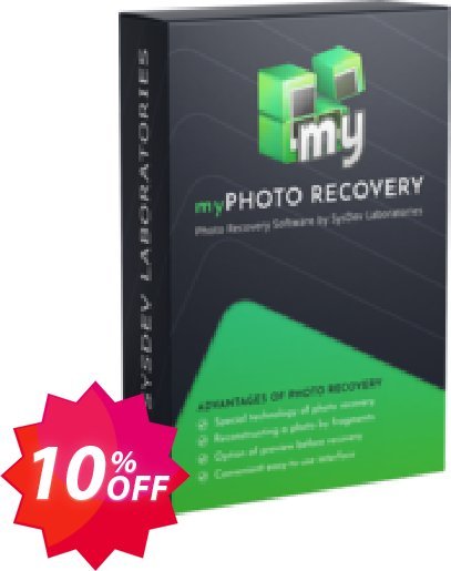 myPhoto Recovery - Personal Plan Coupon code 10% discount 