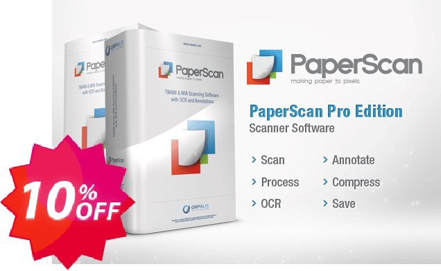 PaperScan Professional Coupon code 10% discount 