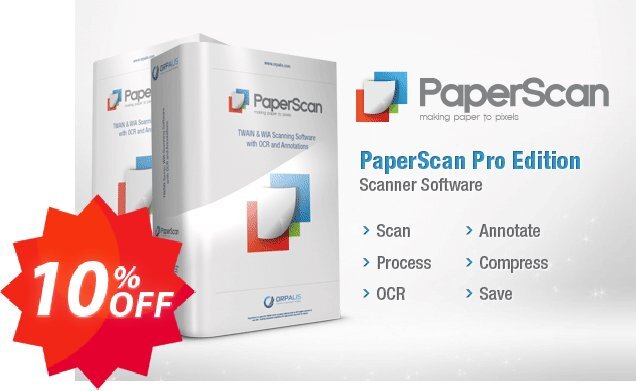 PaperScan Home Edition Coupon code 10% discount 