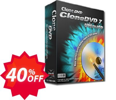 CloneDVD 7 Ultimate lifetime/1 PC Coupon code 40% discount 