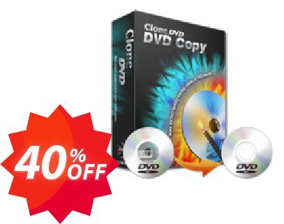 CloneDVD DVD Copy lifetime/1 PC Coupon code 40% discount 
