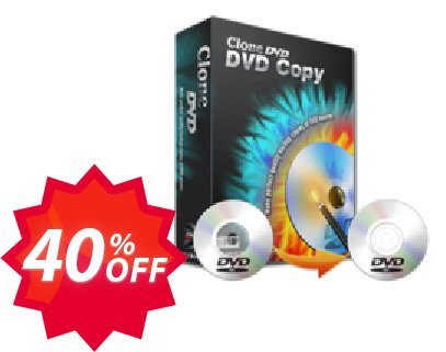 CloneDVD DVD Copy 3 years/1 PC Coupon code 40% discount 