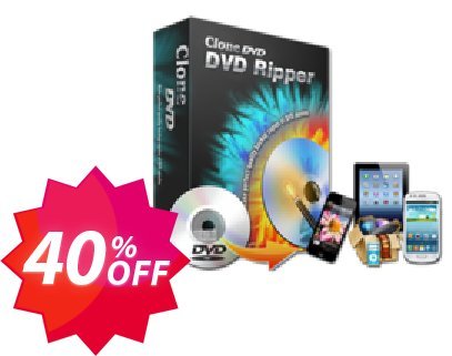 CloneDVD DVD Ripper 3 years/1 PC Coupon code 40% discount 
