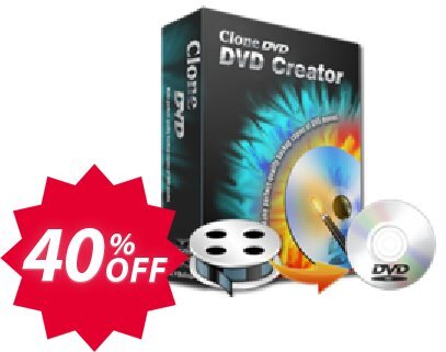 CloneDVD DVD Creator lifetime/1 PC Coupon code 40% discount 