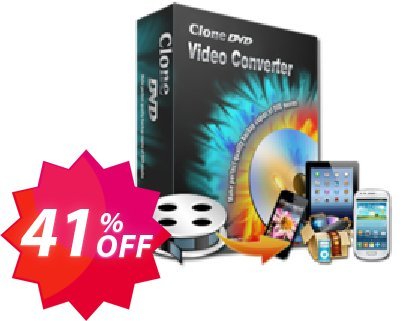 CloneDVD Video Converter 2 Years/1 PC Coupon code 41% discount 