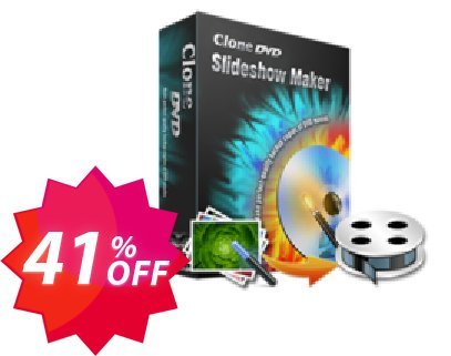 CloneDVD Slideshow Maker Yearly/1 PC Coupon code 41% discount 