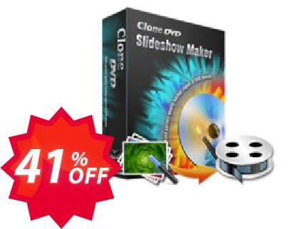 CloneDVD Slideshow Maker 2 years/1 PC Coupon code 41% discount 