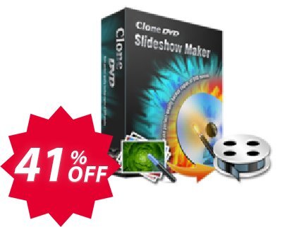 CloneDVD Slideshow Maker 2 years/1 PC Coupon code 41% discount 