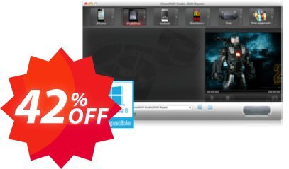 DVD Ripper for MAC lifetime/1 PC Coupon code 42% discount 
