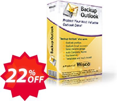 BackupOutlook Coupon code 22% discount 
