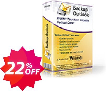 BackupOutlook Coupon code 22% discount 