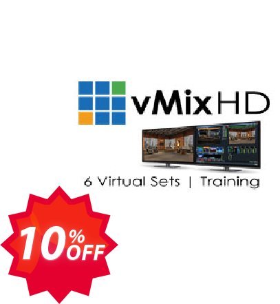 Virtual Set Pack One for vMix Coupon code 10% discount 