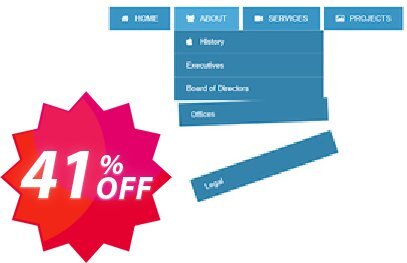 Animated Drop Down Menu Extension for WYSIWYG Web Builder Coupon code 41% discount 