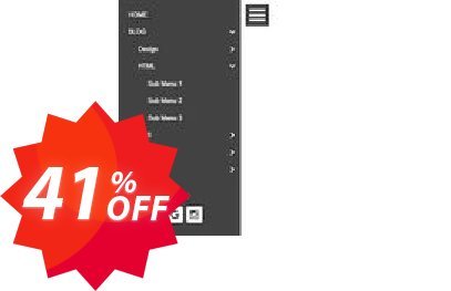 Expandable Panel Menu Extension for WYSIWYG Web Builder Coupon code 41% discount 
