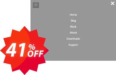 Fullscreen Overlay Menu Extension for WYSIWYG Web Builder Coupon code 41% discount 