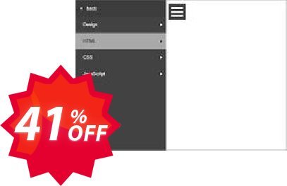Multi Level Panel Menu Extension for WYSIWYG Web Builder Coupon code 41% discount 