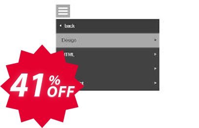 Responsive Multi Level Menu Extension for WYSIWYG Web Builder Coupon code 41% discount 
