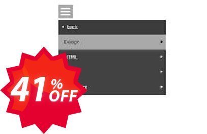 Responsive Multi Level Menu Extension for WYSIWYG Web Builder Coupon code 41% discount 