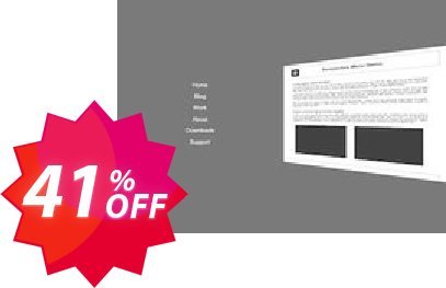 Perspective Menu Extension for WYSIWYG Web Builder Coupon code 41% discount 