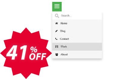 Filter Menu Extension for WYSIWYG Web Builder Coupon code 41% discount 