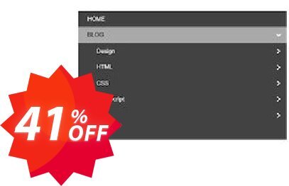 Expandable Menu Extension for WYSIWYG Web Builder Coupon code 41% discount 