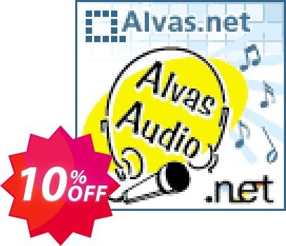 Alvas.Audio Lifetime Single Plan Coupon code 10% discount 