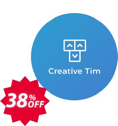 Creative Tim Support Packet Coupon code 38% discount 