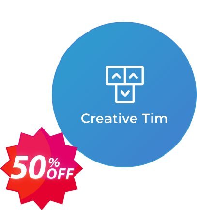 Creative Tim Big Bundle Black Friday 2018 Coupon code 50% discount 