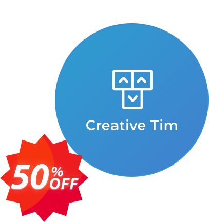 Creative Tim Big Bundle Black Friday 2018 Coupon code 50% discount 