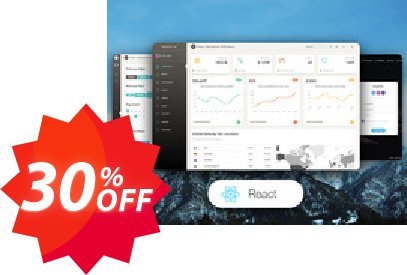 Paper Dashboard PRO React Coupon code 30% discount 