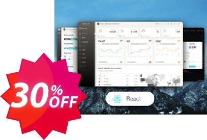 Paper Dashboard PRO React Coupon code 30% discount 