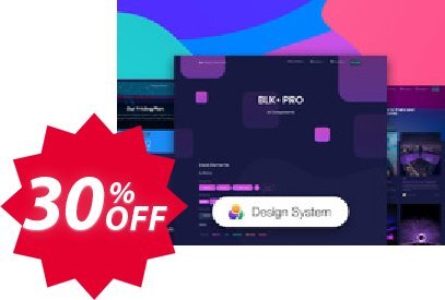 BLK Design System PRO Coupon code 30% discount 